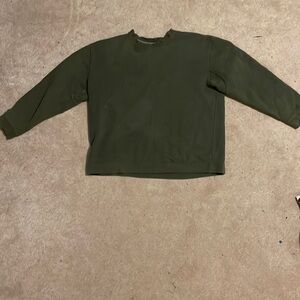 Vintage olive green crewneck
